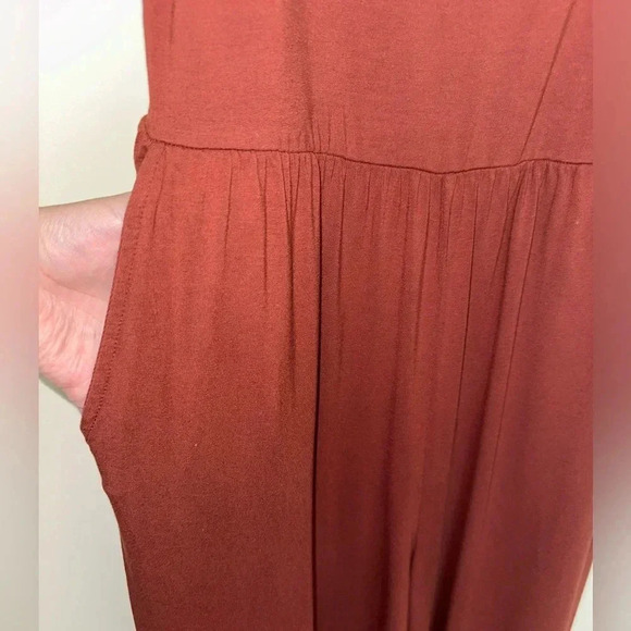 Old Navy Brown Knit Cami Wide Leg Jumpsuit Size L - Picture 5 of 7